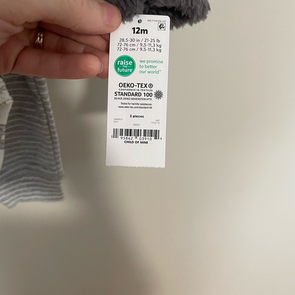 NWT Child of Mine by Carters Sweatshirt outfit - Picture 3 of 4